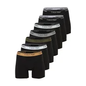 Calvin Klein Underwear Boksarice svetlo siva / oliva / oranžna / črna