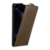 Cadorabo Cadorabo Ohišje, združljivo z Huawei P10 PLUS v kava rjava - Zaščitni ovitek v obliki flipa z magnetnim zapiranjem, (20562809)