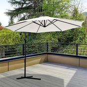 Suncobran viseci 300cm, Beli