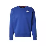 ALPHA INDUSTRIES Majica kraljevo modra/bela