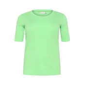 KAFFE CURVE Majica Carina neonsko zelena