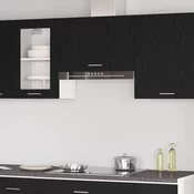 Viseci ormaric Zidne s pohranom Lyon Crni hrast 60 x 31 x 40 cm