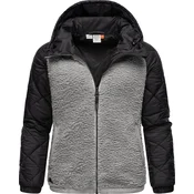 Ragwear Funkcionalna jopa iz flisa Leeloo siva/črna