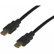 Assmann MONITOR Cable, High Speed HDMI 4K with Ethernet, HDMI/HDMI M/M, 2m, Gold Plated, Shielded