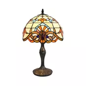 Brilagi - Tiffany vitražna stona lampa MIRABELLA 1xE27/60W/230V