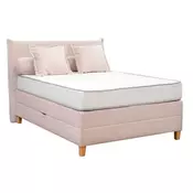 BOXSPRING KREVET  156/120/210 cm ružicasta