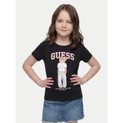 Guess Majica J6YI08 K3710 Črna Regular Fit