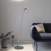 Top Light Puk Mini Floor Mini Enotna LED preproga/čista antracitna - Dnevna soba/jedilnica - Dizajn - antracitno mat, krom, prozorno, satinirano - Kovina
