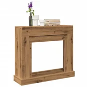 Vidaxl Okvir za kamin artisan hrast 100x30x87,5 cm inženirski les