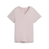 PUMA Train All Day Essentials V-Neck Tee Women, Clothing, Misty Pink, XXS