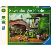 Ravensburger puzzle (slagalice) - 1000pcs John Deere Then & Now RA16839