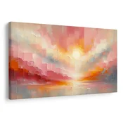 Slika pastelni sončni vzhod - 120x80