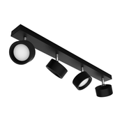 Philips - LED spot svetiljka BRACIA 4xLED/5,5W/230V, crna