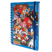 Sonic The Hedehog - Green Hill Zone A5 Wiro Notebook