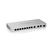 ZyXEL XGS1210-12, 12-Port Gigabit webmanaged Switch with 8 port 1G + 3-Port MultiGig 1/2.5/5/10G + 1-Port SFP+ (XGS1250-12-ZZ0101F)