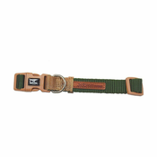 Ogrlica za pse Nayeco 48-66 x 2,5 cm Bež Zelena