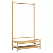 vidaXL vidaXL Stojalo za oblačila s policami 103x40x183 cm bambus, (21166295)