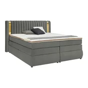 Boxspring Krevet Minola Gold Exkluziv 180/200 cm , tamnosiva