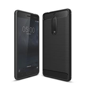 Silikonski ovitek za Samsung Galaxy A9 2018 A920-mat carbon črn