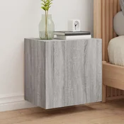 Vidaxl vidaXL Stenske TV omarice, 2 kosa, siva sonoma hrastova barva, 40,5 x 30 x 40 cm