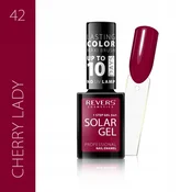 REVERS Revers Solar Gel lak za nohte 42 rdeče-roza 12 ml