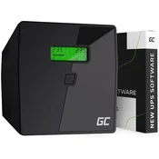 Green Cell UPS 1000VA 700W Power Proof rezervno napajanje, čisti sinusni val