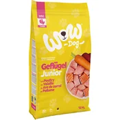 WOW Suha pasja hrana JUNIOR - perutnina - 12 kg