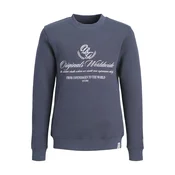 Jack & Jones Junior Majica JORTORONTO temno modra/bela