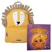 trixie otroški nahrbtnik mr. lion + slikanica jaka dlaka in kranjska čebela