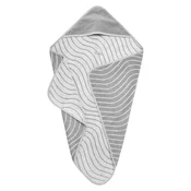 leander® otroška kopalna brisačka hoodie woodland cool grey