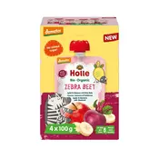 HOLLE Pire od jabuke, banane i cikle 4x100g, (24808)