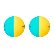 Loptice za pilotu za početnike GPB Soft x 2 - žuto-tirkizno plave
