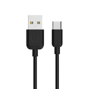 USAMS podatkovni kabel U41 SJ099 Tip C na USB 2A, 1m, crni