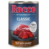 Snižena cijena! Rocco Classic 6 x 400 g - Govedina s divljom svinjom