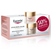 Eucerin Dnevna krema za lice Spf30 50ml + Nocna krema 50ml Elasticity Rose