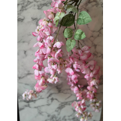 Umetna veja glicinija 113cm roza - roza