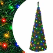 Vidaxl Pop-up LED božično drevo 150 cm 100 LED PVC Zelena