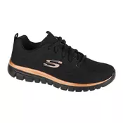 SKECHERS ženske superge Get Connected 12615/BKRG, črne
