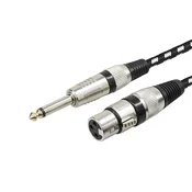 INF 6.5mm na XLR ženski mikrofonski kabel - povežite ojačevalnike in mešalnike 5 m, (5000090813)