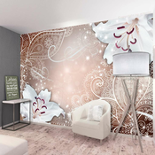 Samoljepljiva foto tapeta - Oriental Wings (Brown) 98x70