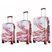 Semiline Unisexs ABS Suitcase Set T5654-0