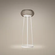 Foscarini Caboche Plus talna svetilka 178cm dimno siva - Dnevna soba/jedilnica - Dizajn - bela, dimno siva - Plastika
