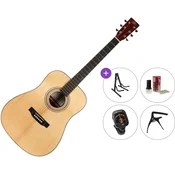 SX SD704 Premium SET Natural Akustična kitara