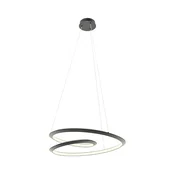 Redo 01-3378 - LED prigušiva luster na sajli STORM LED/60W/230V crna