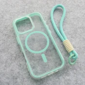 Maska Mag Case Grip and Go za iPhone 16 Pro Max zelena