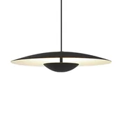 MARSET Ginger LED-visoka svetilka, Triac, premer 20 cm, črno-bela - Dnevna soba/jedilnica - Dizajn - črna, bela - Kovina