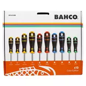 Bahco set odvijaca BahcoFit u bojama 10 kom B219.010RB