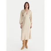 ViCOLO Cocktail obleka TF0250 Bež Regular Fit