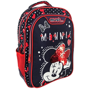 Šolska torba, nahrbtnik temno modro-rdeče barve Must: Mini miška 32x18x43cm