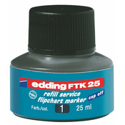 Edding refil za flipchart markere E-FTK 25, 25ml crna ( 09MM02B )